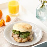 Kermainen Mushroom Biscuit Sandwiches