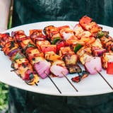 Vegetabiliska Tofu Kebabs