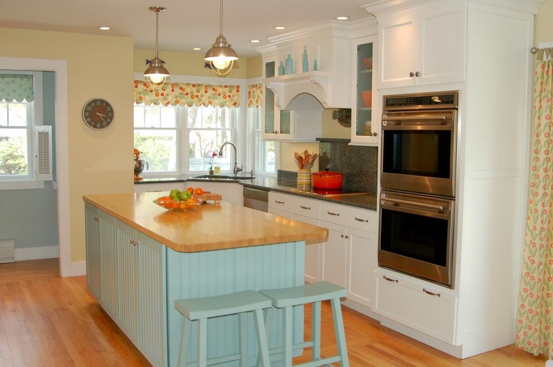 Jill's Blue & Yellow Kitchen — Small Cool Kitchens 2012