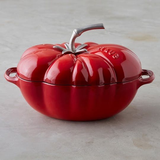 Staub Cast-Iron Tomato Cocotte