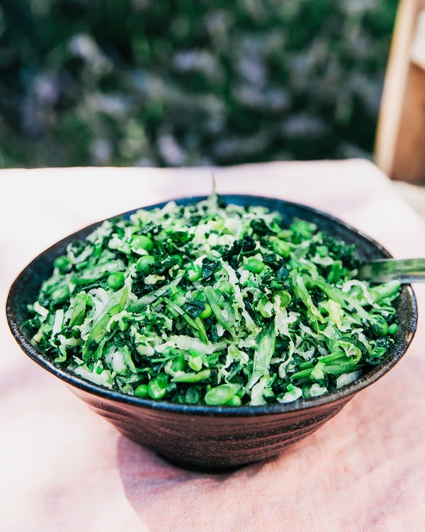 Napa Cabbage and Kale Coleslaw