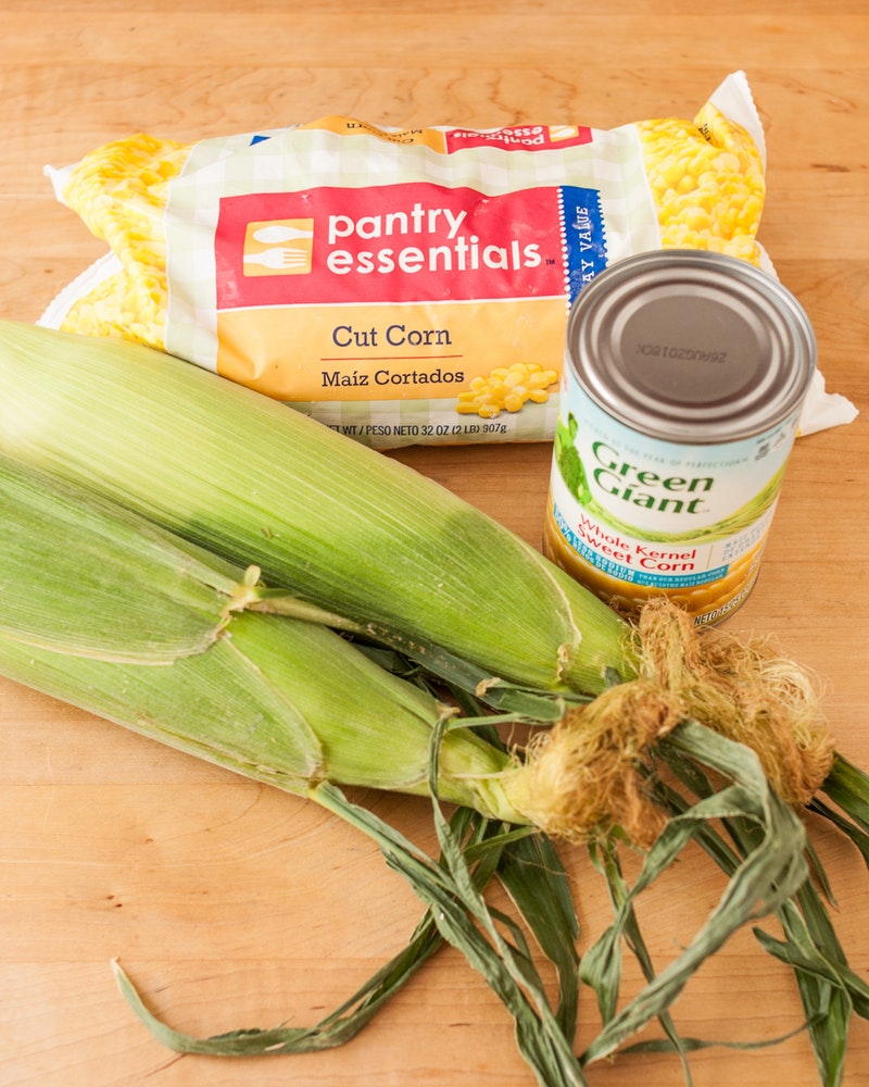 Vers, frozen, and canned corn