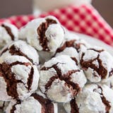 Cokelat Crinkle Cookies