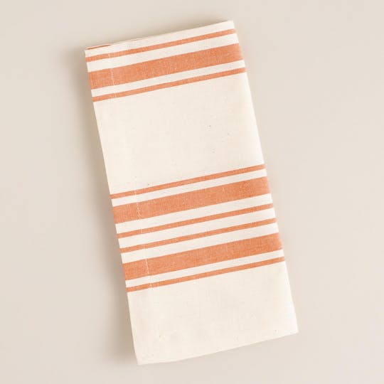 Oranssi Villa Stripe Napkins from World Market