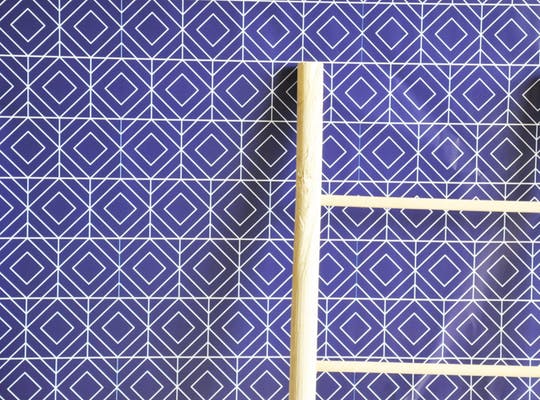 Sketched Geometric Diamond Removable Wallpaper from The Lovely Wall